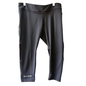 SportHill SwiftDry Ultra Black Women’s S Capri Leggings Pull-On Running